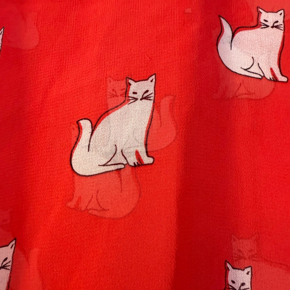 Zara Translucent Cat Collared Tank - Picture 4 of 5